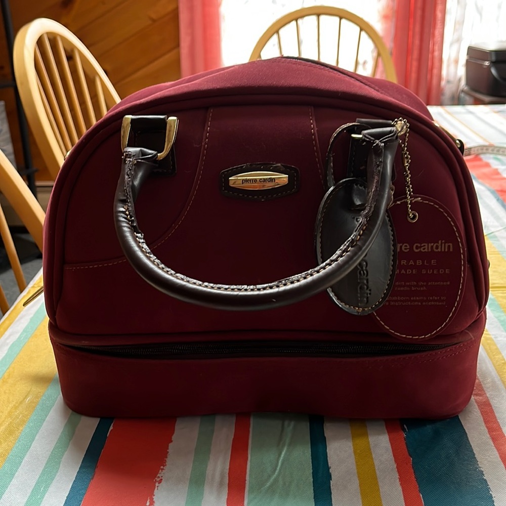 Pierre Cardin Deep Red Travel Bag